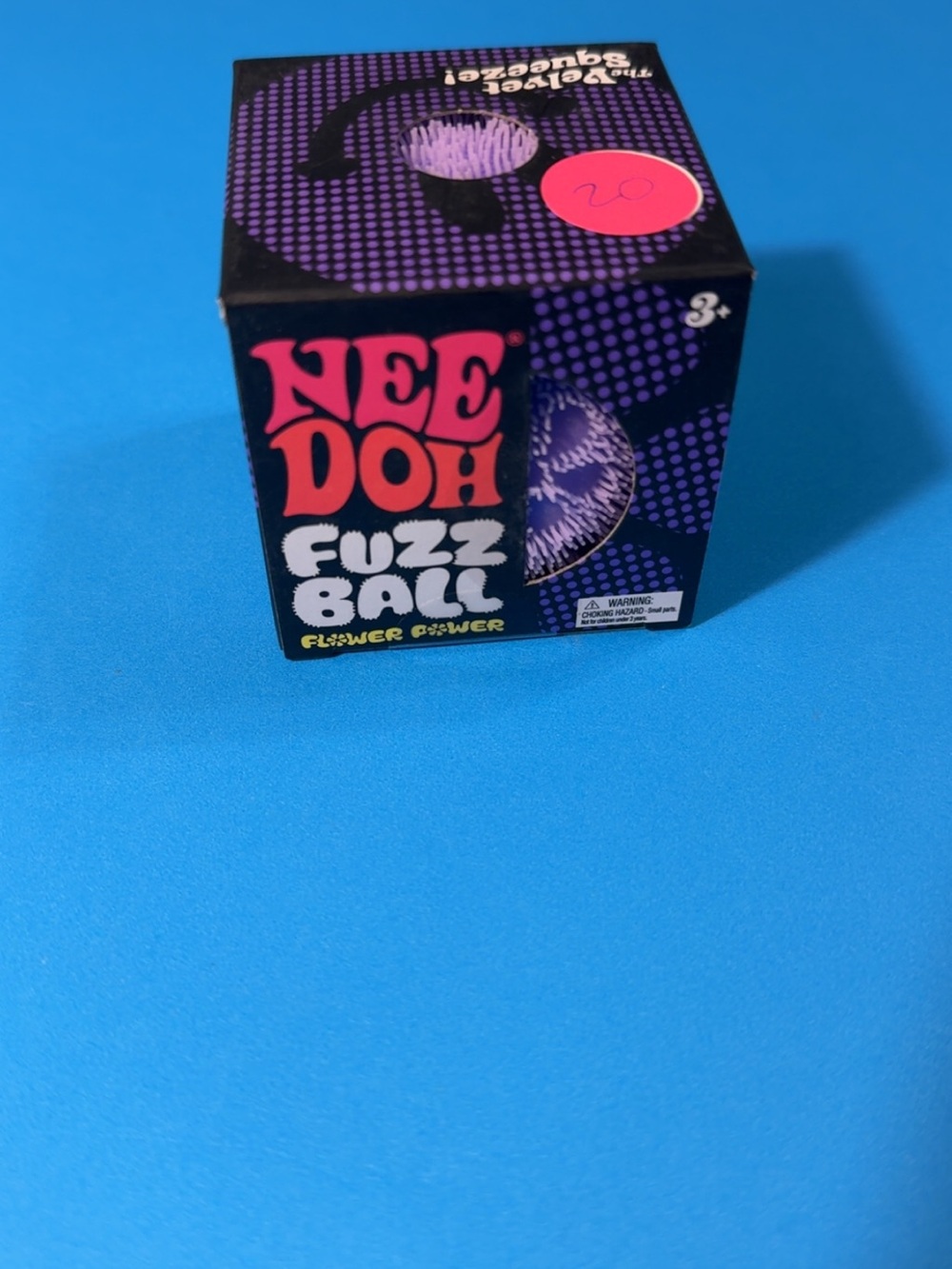 Needoh Fuzz Ball Flower Power - Purple